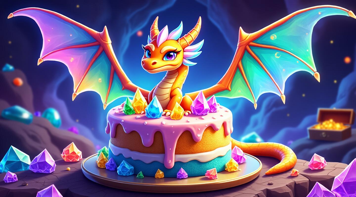 Torta del Dragón Cristalino