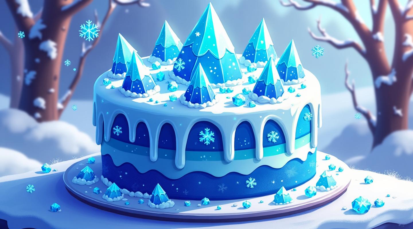 Torta de Invierno Mágico